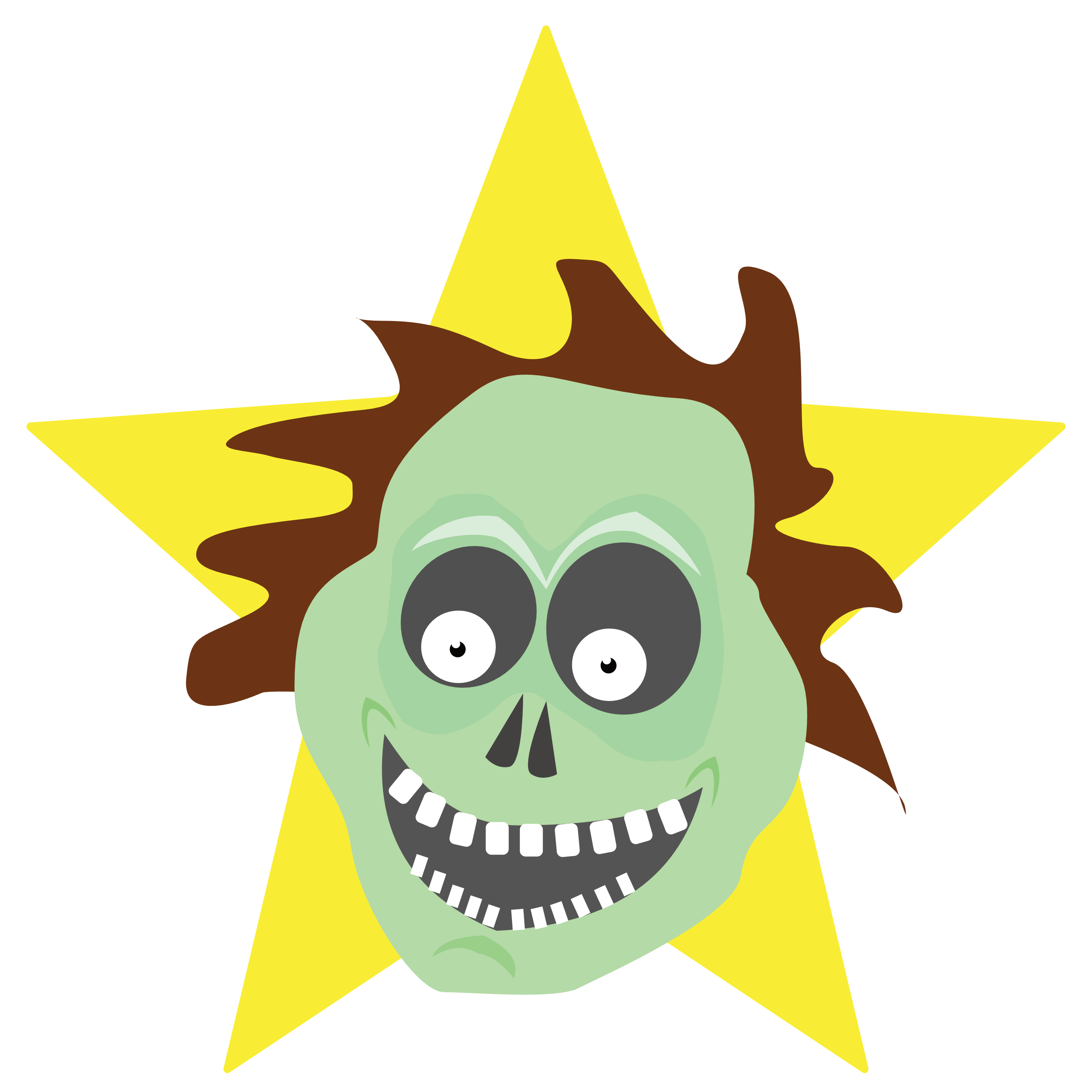 Patchy the zombie is a star.